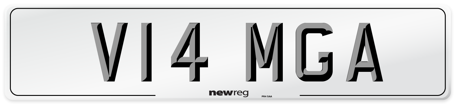 V14 MGA Number Plate from New Reg